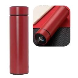 Vaso Trmico rojo con control de temperatura