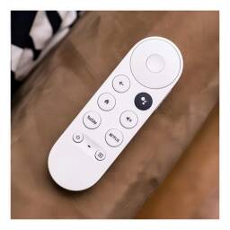 Control Remoto Compatible Chromecast Google Tv Voice Control Blanco