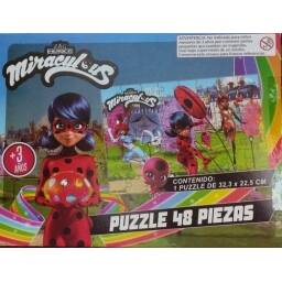 Puzzle 48 Piezas Miraculous Ladybug