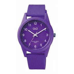 Reloj Q&q. Reloj Qyq Violeta Pvc. Vs12j008y.