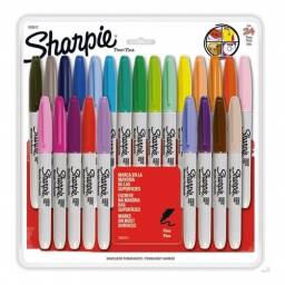 Marcadores Permanentes Sharpie Punta Fina X 24.