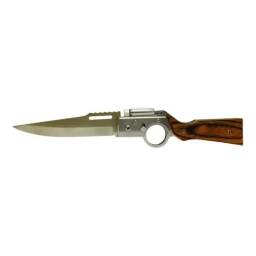 Navaja de madera con linterna