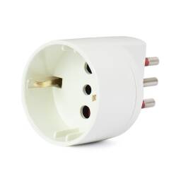 Adaptador Conatel Schuko a tres en linea