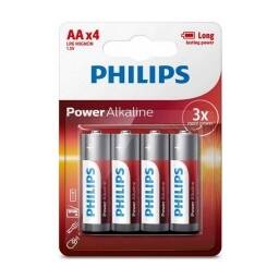 Pila AA alcalina Philips pack x 4 