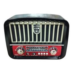 Radio Estilo Antigua Bluetooth, USB, micro SD, AM, FM, SW