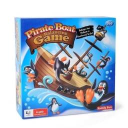Barco De Pinginos juego de equilibrio